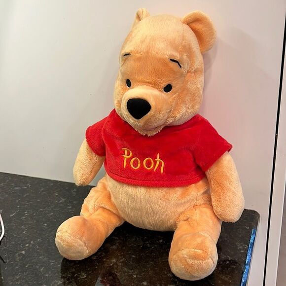 Disney Winnie The Pooh Brown Stuffed Soft 17-inches Kid's Plush Animal Bear Toy - Picture 1 of 10